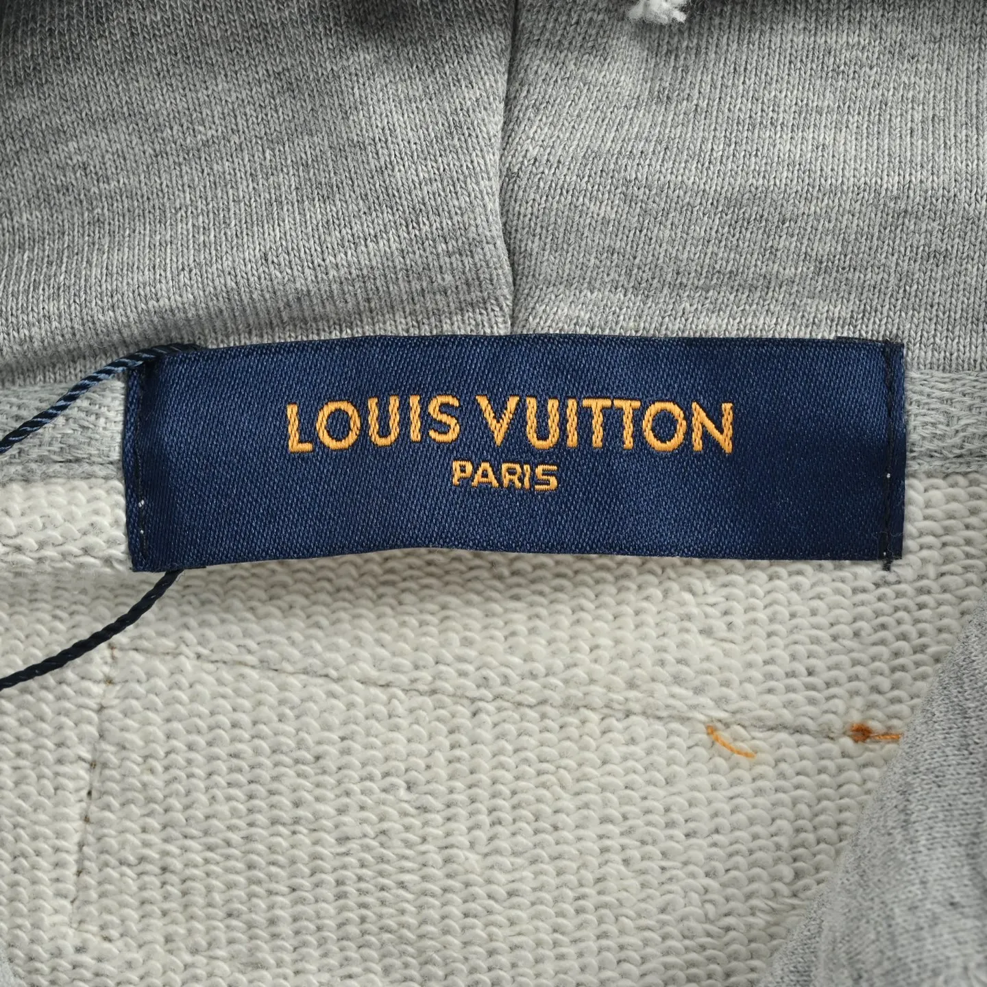 Louis Vuitton/Louis Vuitton 25Fw back floral embroidered washed hole hooded sweatshirt